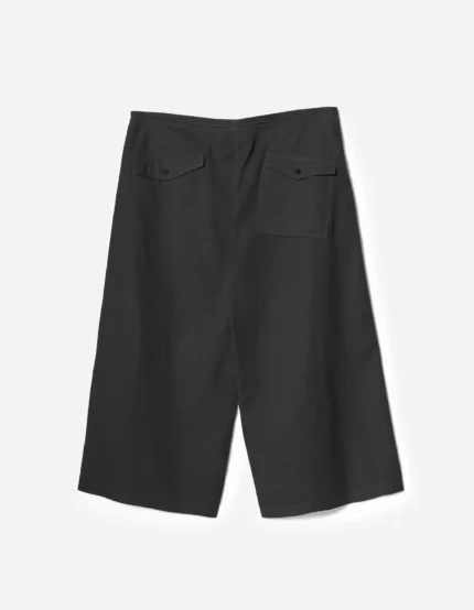 7217 Cropped Hakama Pants Black (9)