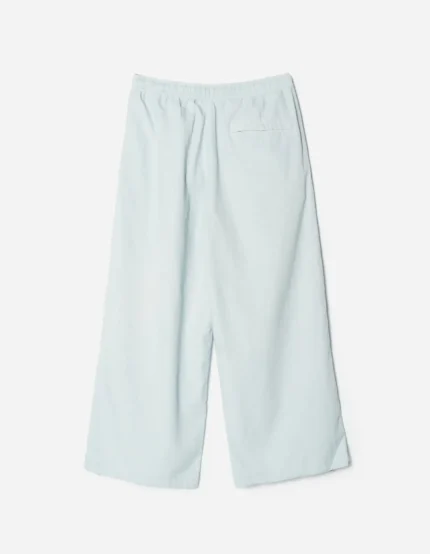 7319 Hemp Ripstop Pleated Trousers Light Blue (7)