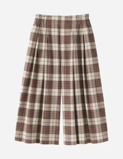 Madras Cotton Skirt Pants (1)