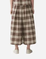 Madras Cotton Skirt Pants (3)