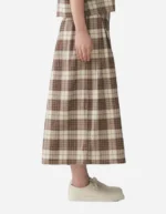 Madras Cotton Skirt Pants (4)